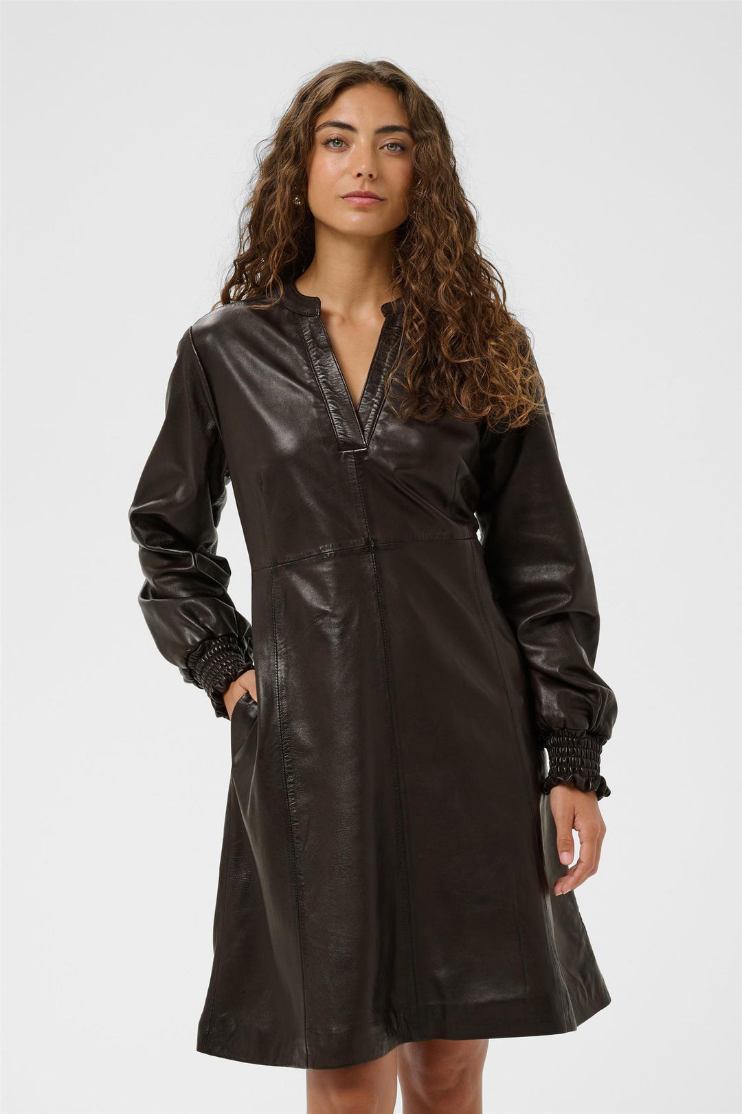 Cuaniela Leather Dress