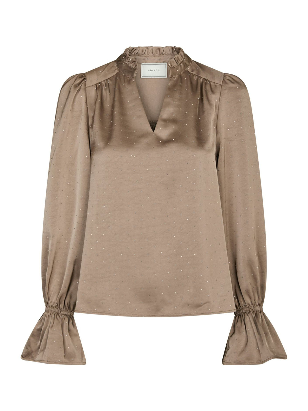 Amara Heavy Sateen Bedaz Blouse