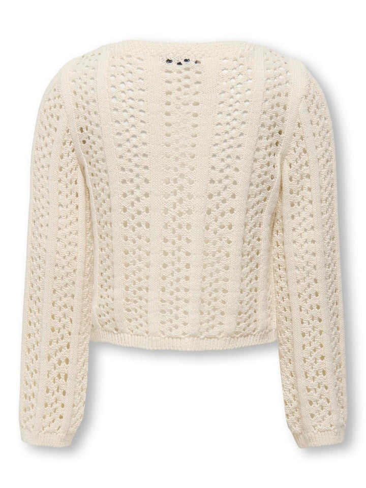 KOGMARINA CROP V-NECK KNT NOOS