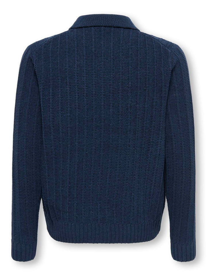 OSJEMIL ZIP POLO KNIT