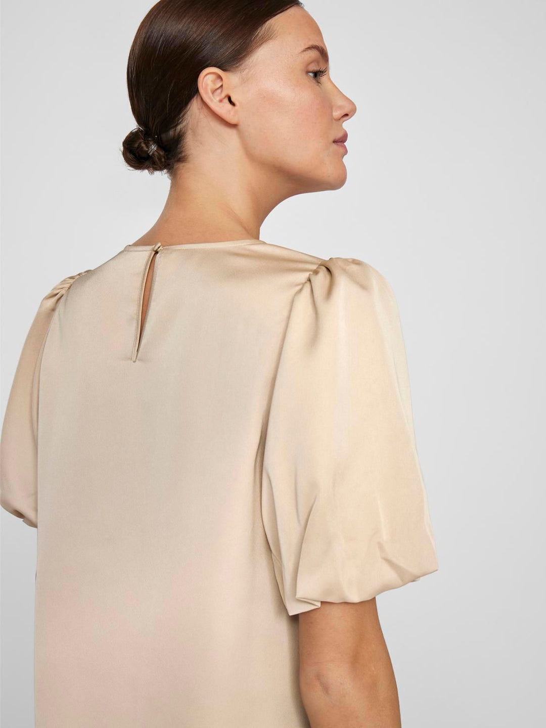 Viellette 2/4 Satin Puff Top - Noos