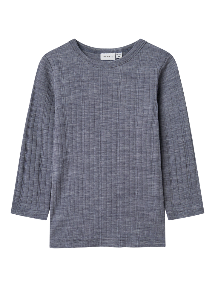 NMMWANG WOOL NEEDLE LS TOP.