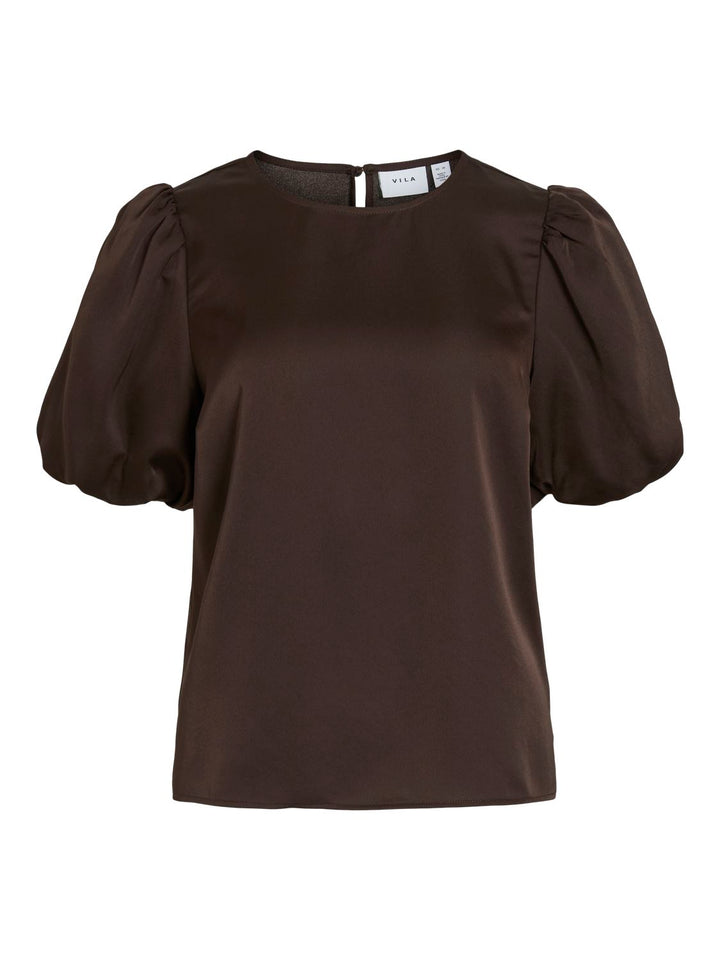 Viellette 2/4 Satin Puff Top - Noos