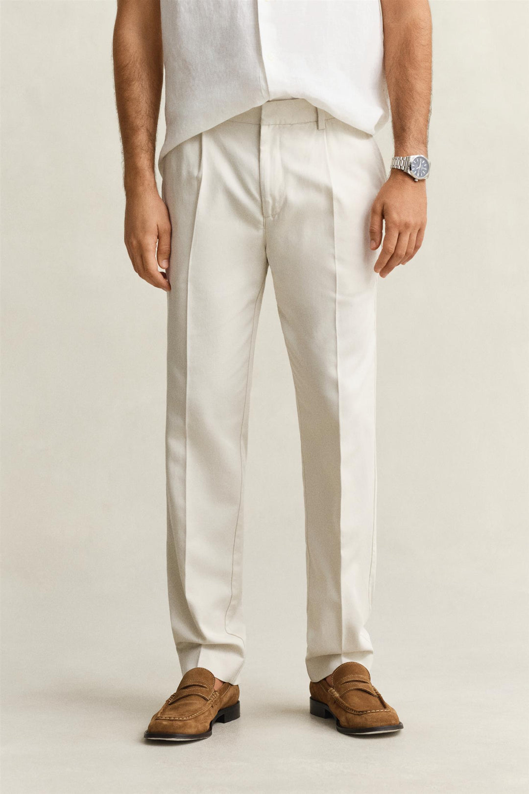 Slim Smart Cot/lyocell Pants