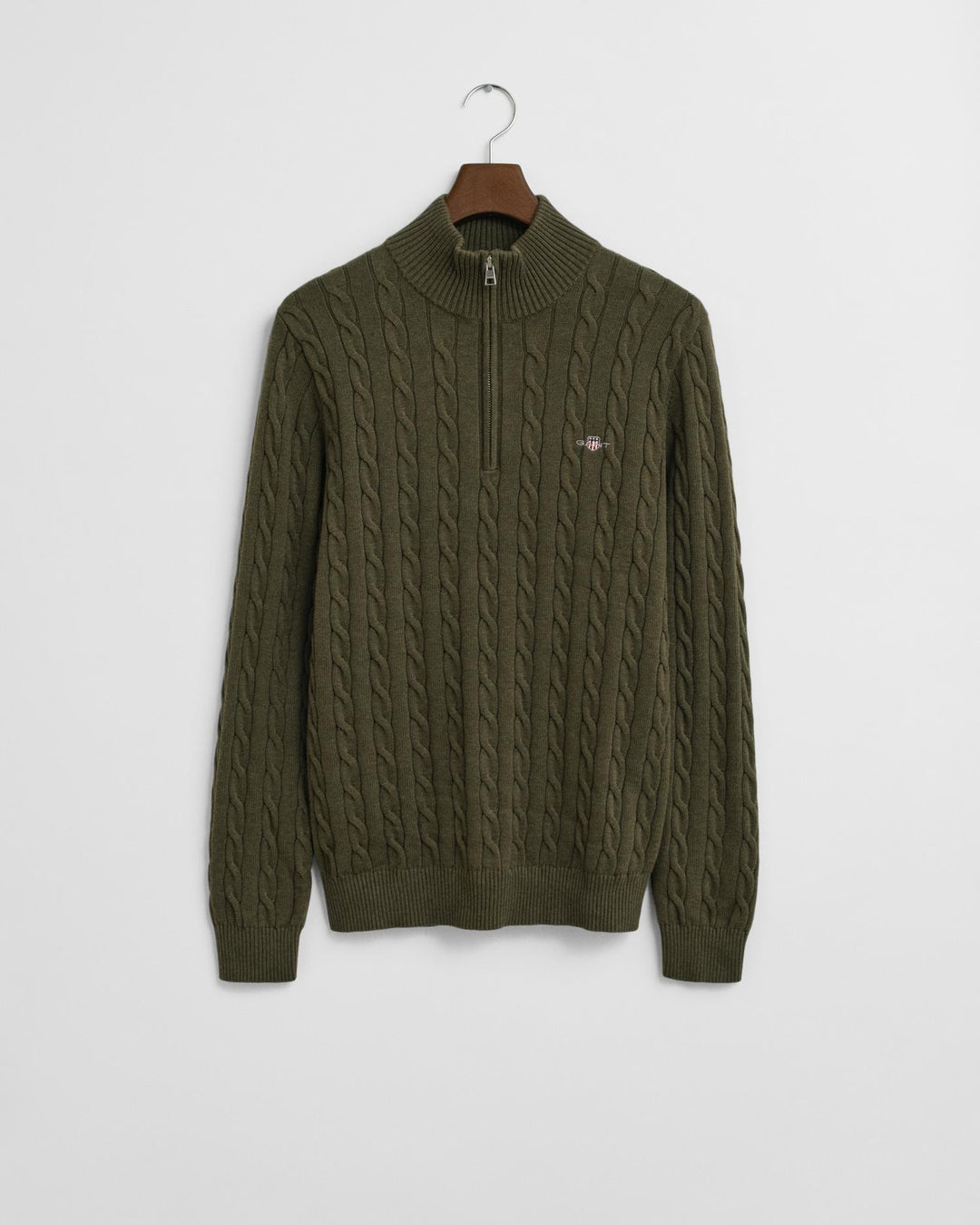 Cotton Cable Half Zip