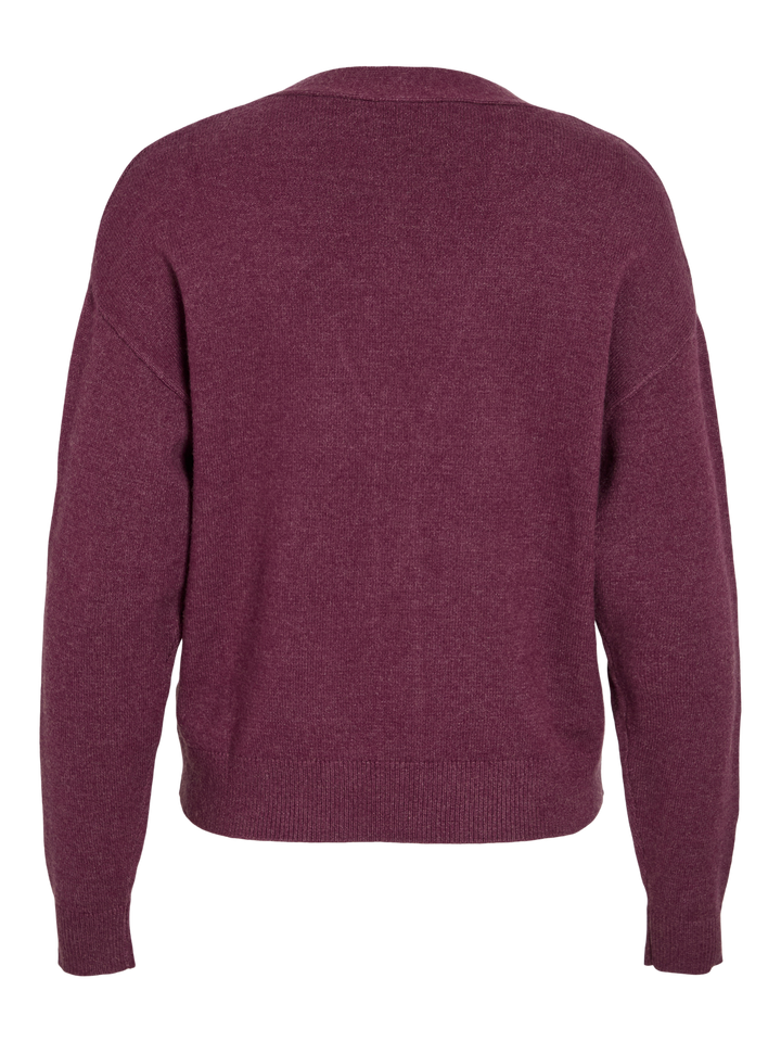 Viril V-Neck Knit Cardigan - Noos