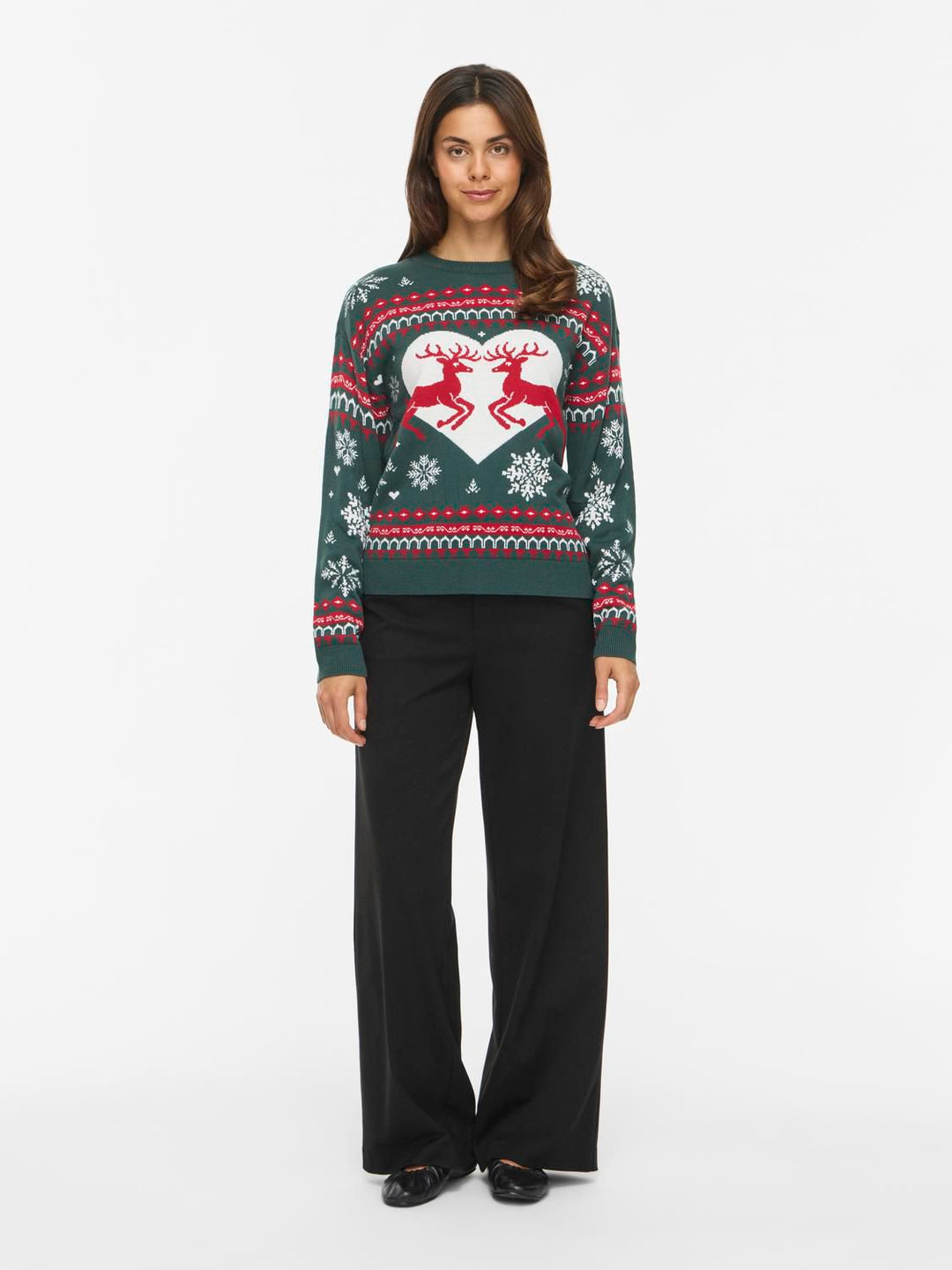 Vimaria Christmas L/s O-Neck Knit/ka