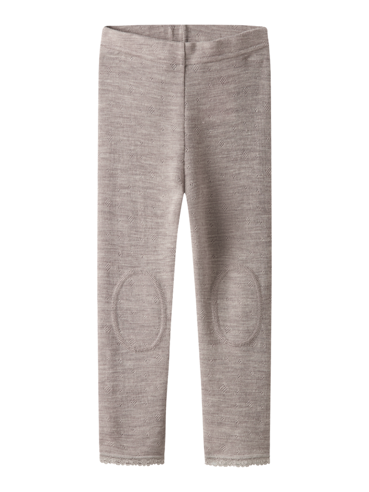 NMFWANG WOOL NEEDLE LEGGING NOOS