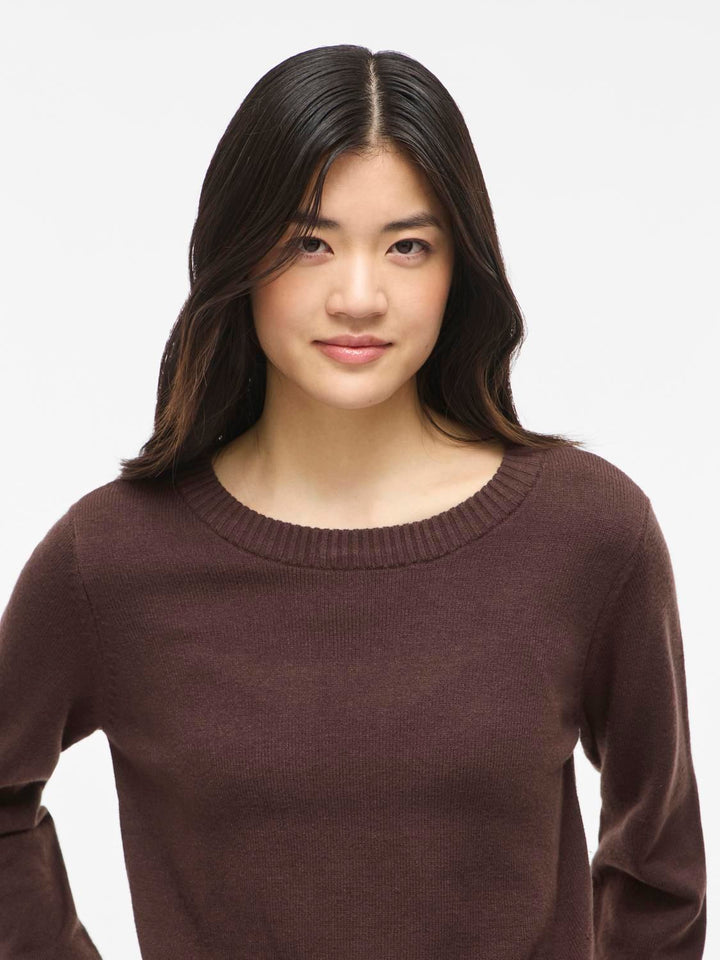 Viril O-Neck L/s  Knit Top - Noos