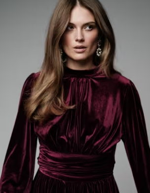 Kjole Aliba Velour