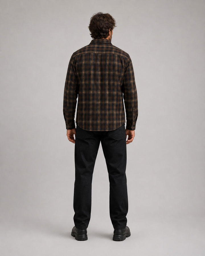 New Adrian Cotton Check Shirt