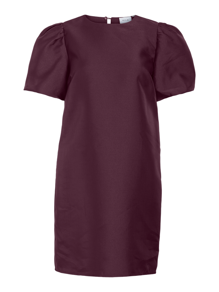 Vishina 2/4 O-Neck Short Dress/1/pty/ka