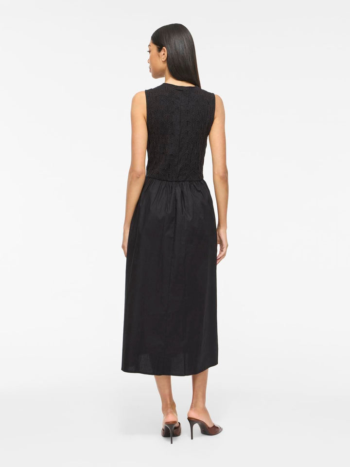 Vicarla O-Neck S/l Midi Dress