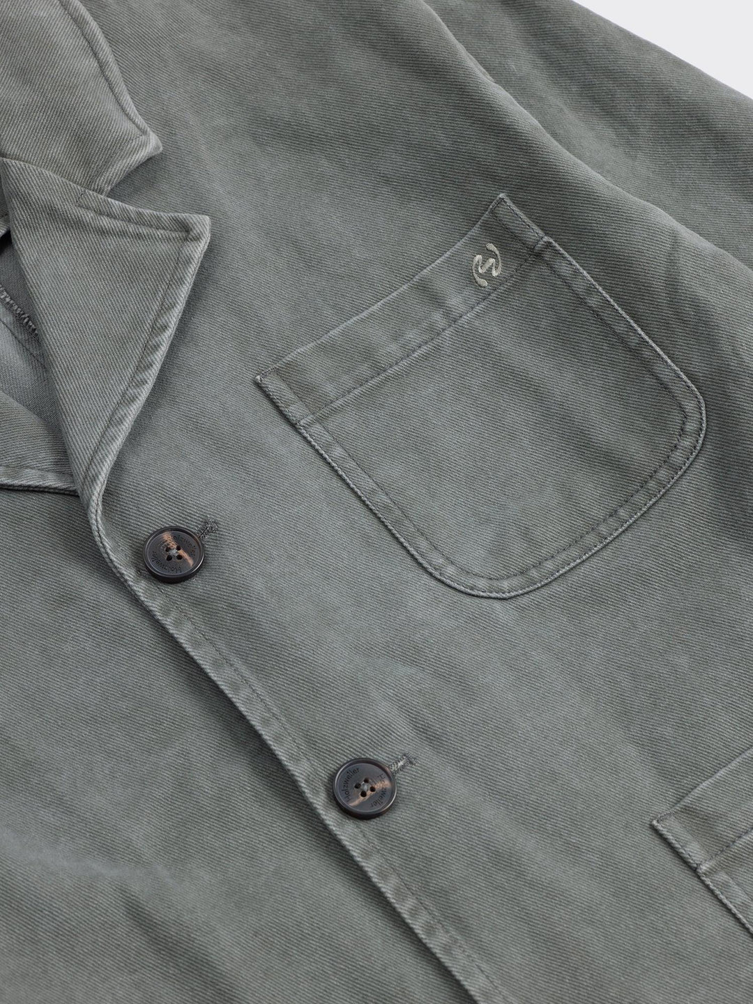 Relaxed Twill Blazer