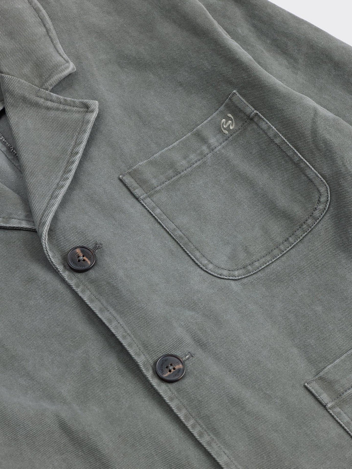 Relaxed Twill Blazer