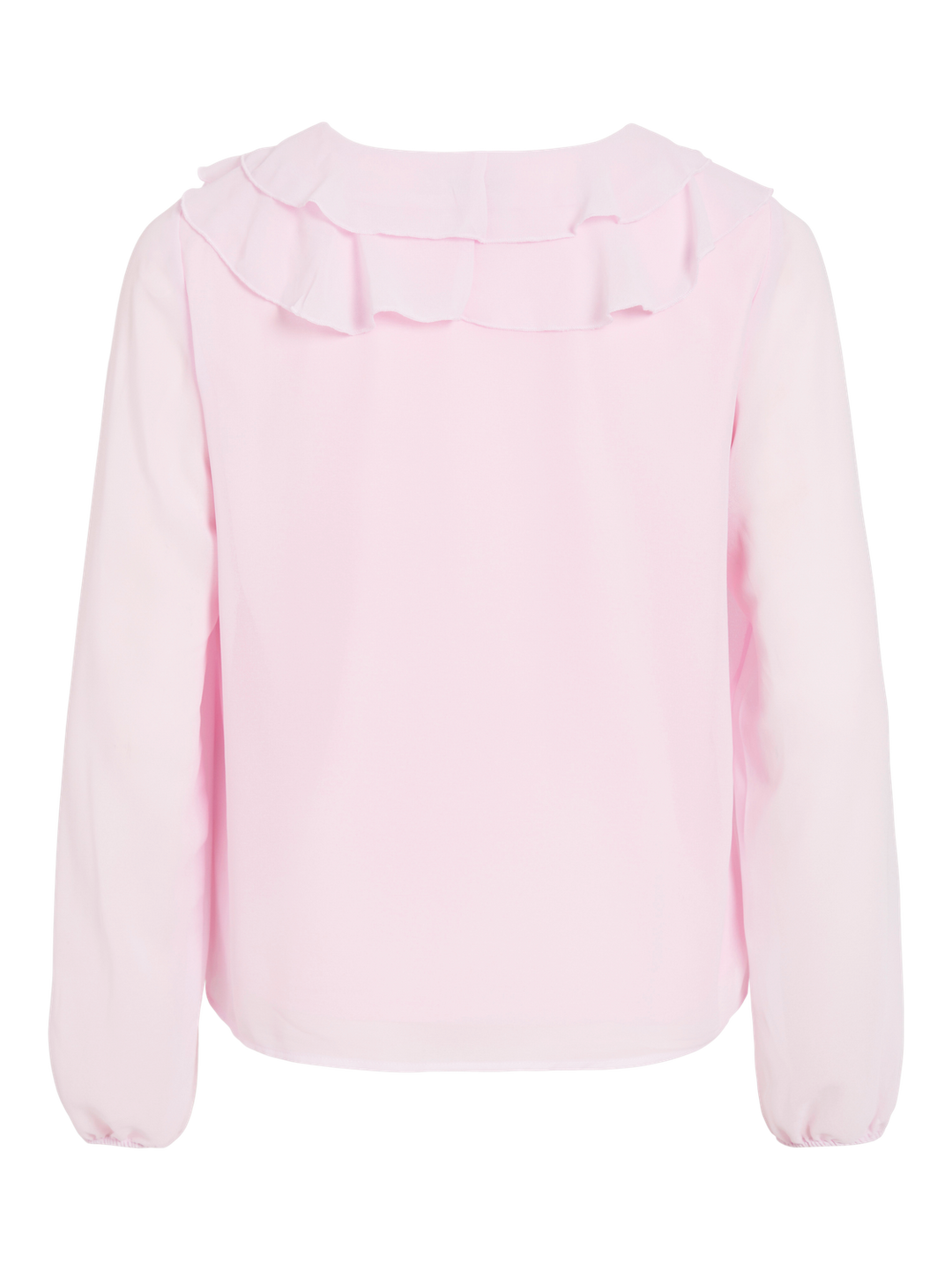 Viane L/s V-Neck Frill Top - Noos