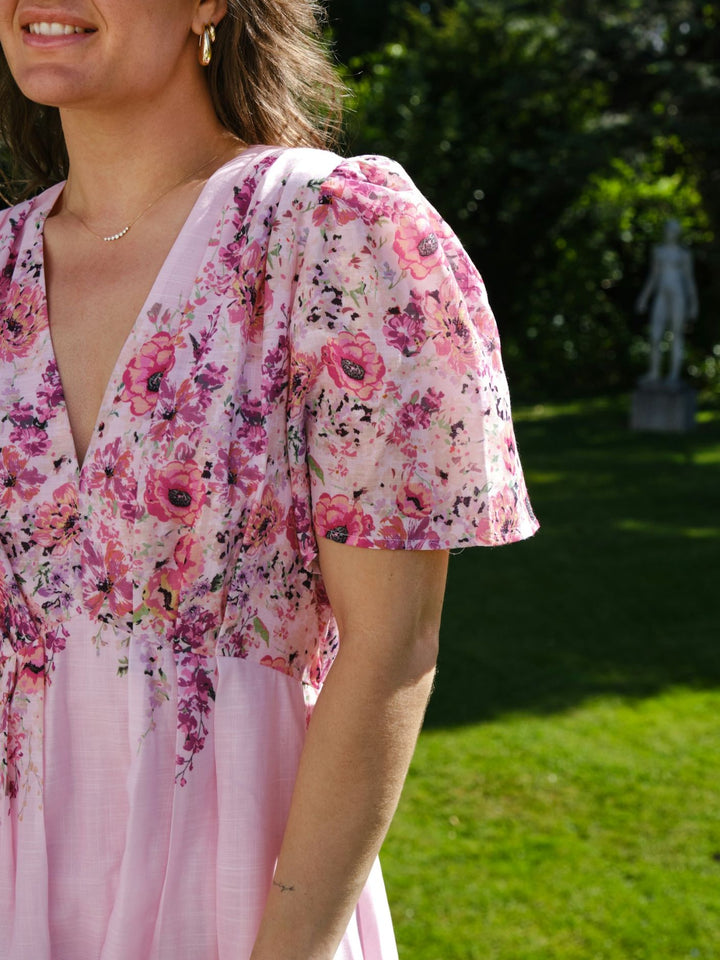 Serna Flower Print Dress