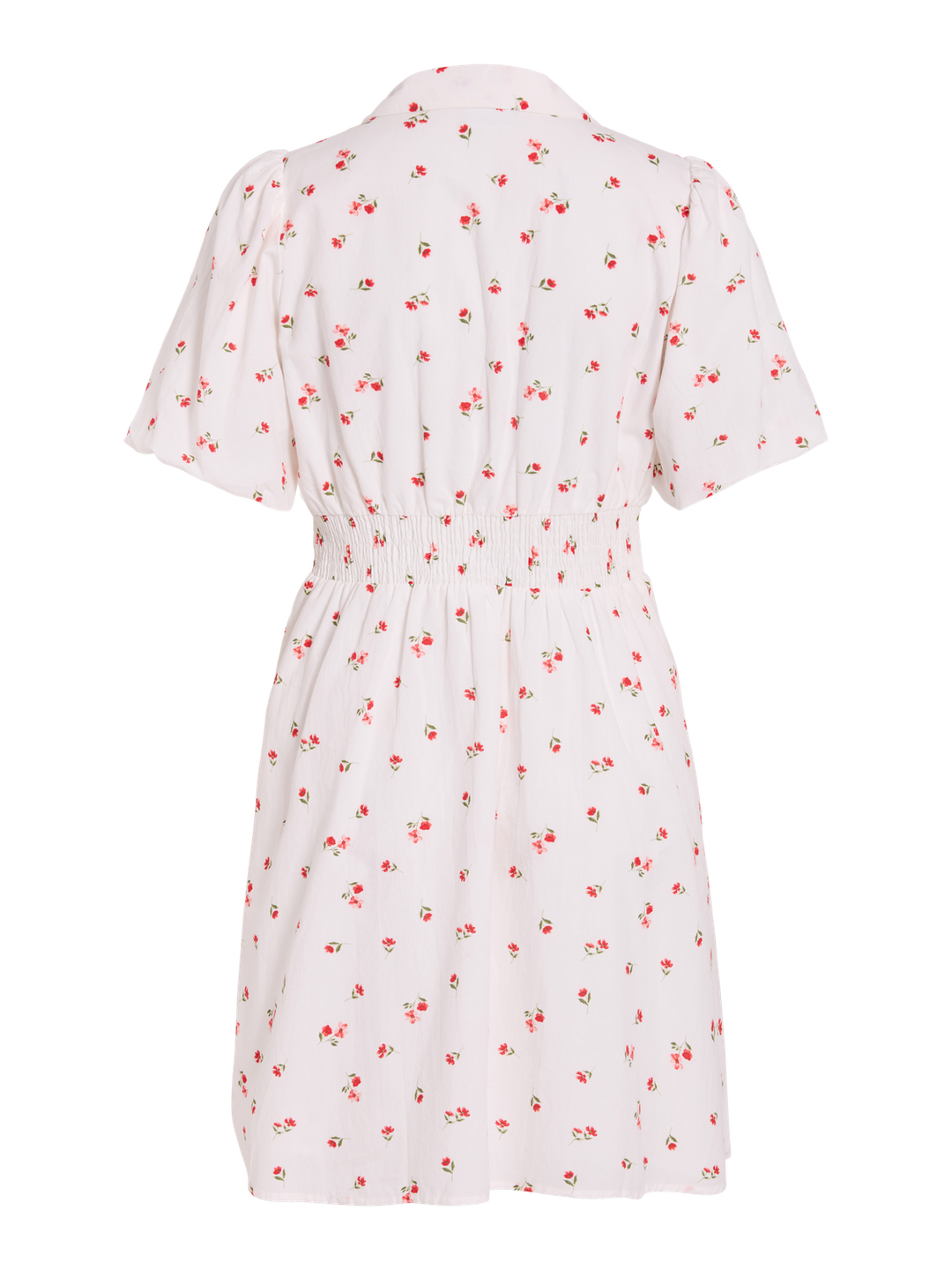 VICILLE ANN V-NECK 2/4 SHORT DRESS/LN