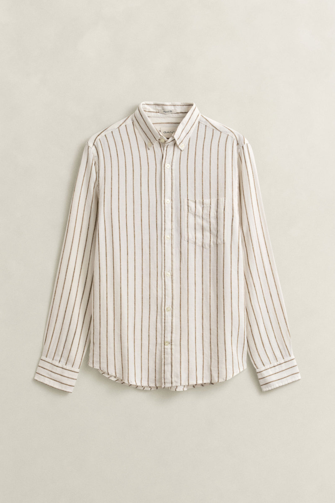Reg Linen Viscose Stripe Shirt