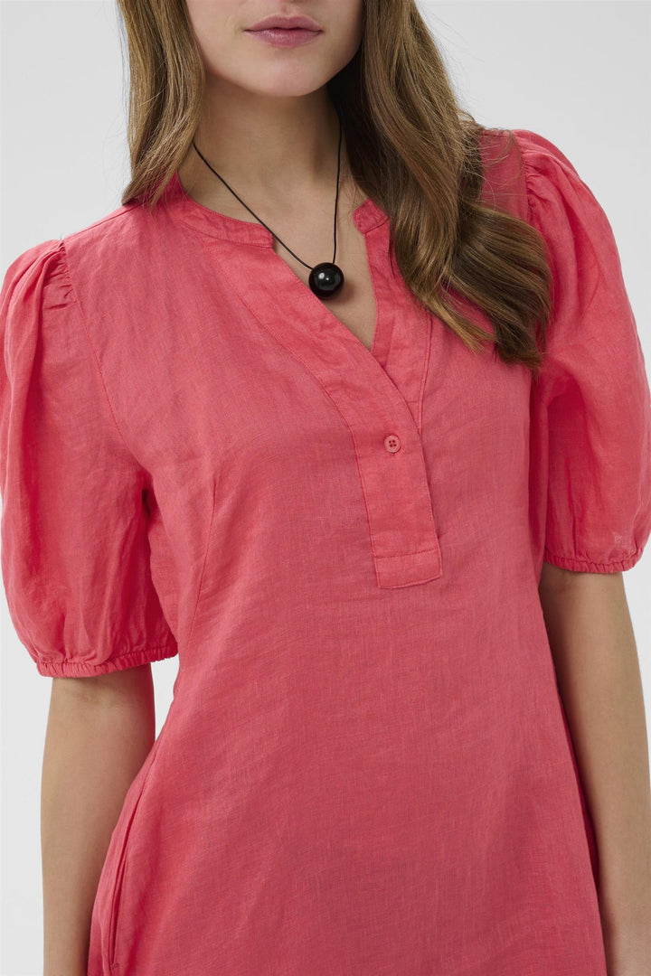 Cuaniela Molly Ss Placket Dress