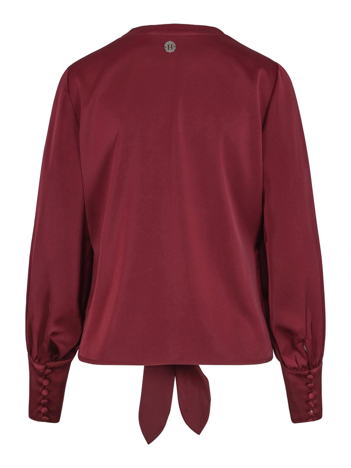 Front tie blouse