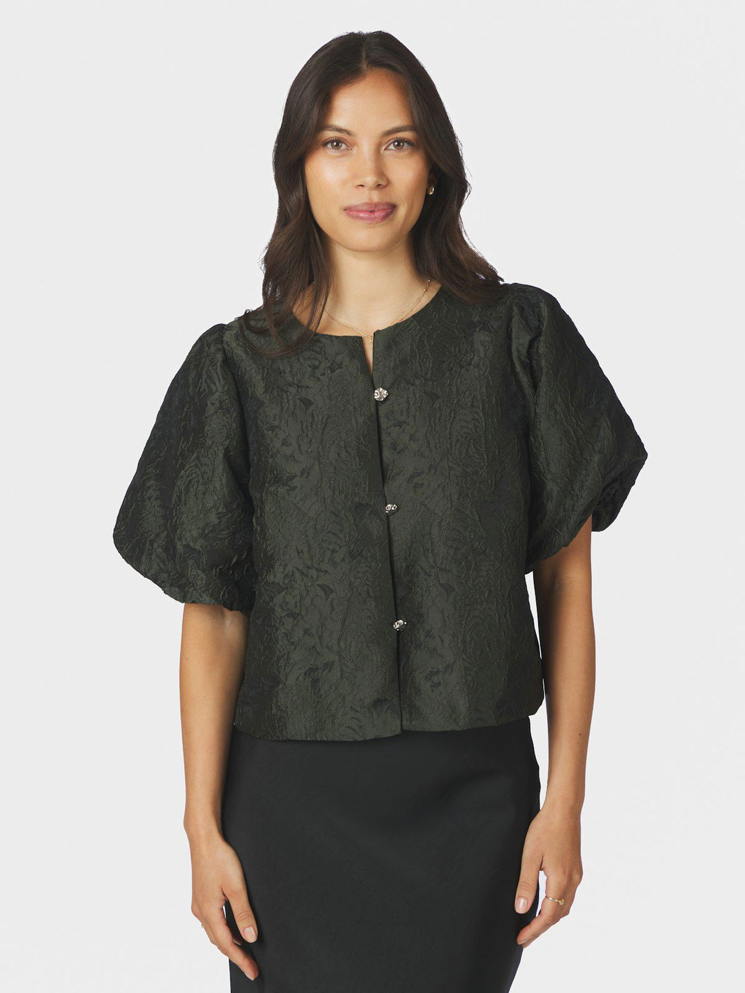 Aisa Brocade Blouse