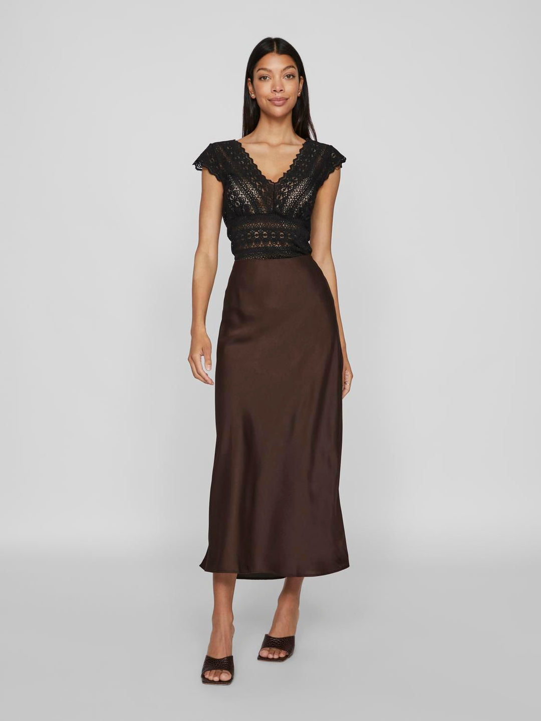 Viellette Hw Midi Skirt - Noos