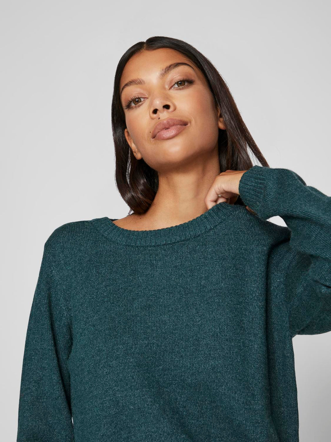 Viril O-Neck L/s  Knit Top - Noos