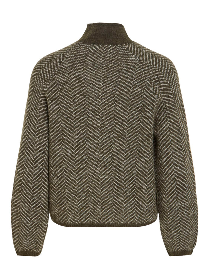 Vilory High Neck L/s Knit Top - Noos