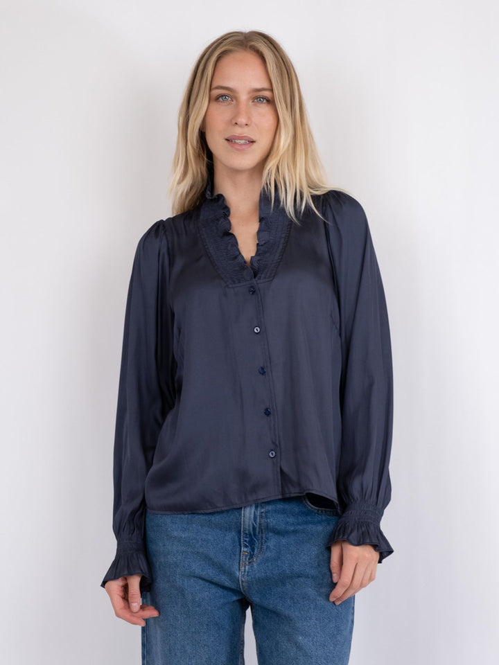 Brielle Satin Blouse