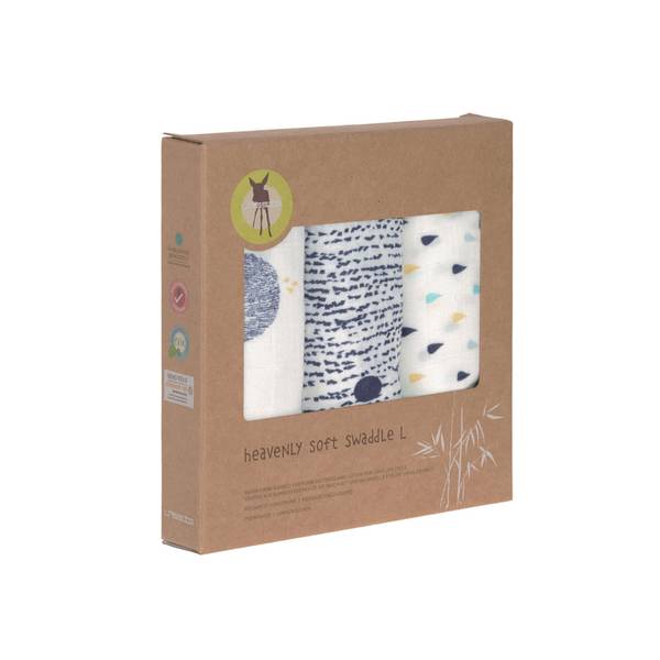 HEAVENLY SOFT SWADDLE L