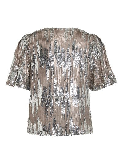 ViAmaya Ss Sequin Top