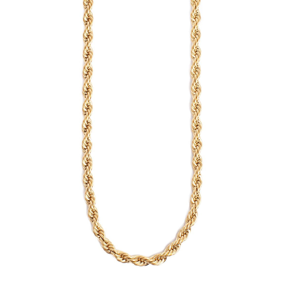 Neckl. 50 cm+extn. Cordell Steel 14K